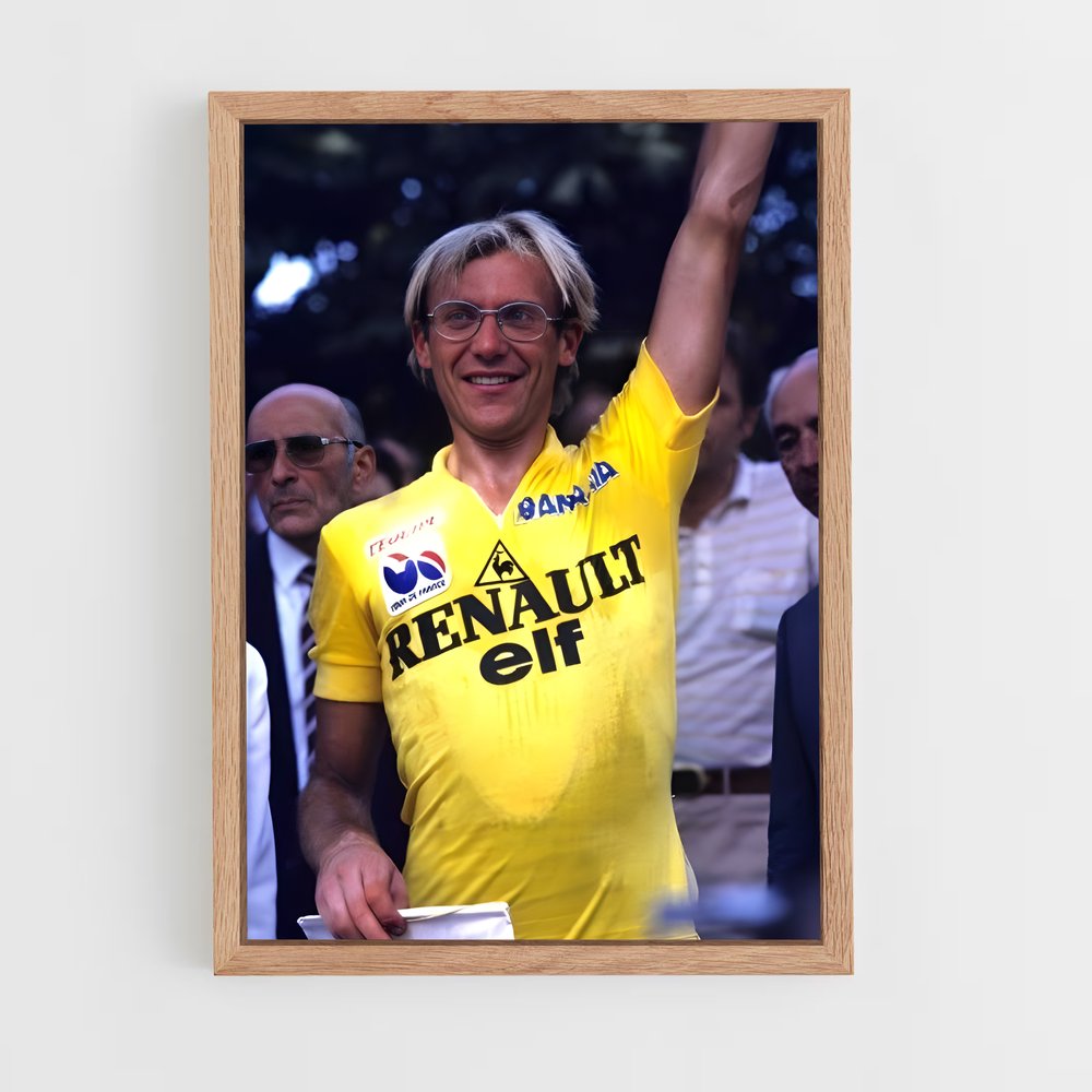 Poster Jaune Énergie – affiche Cyclisme (vue 4)